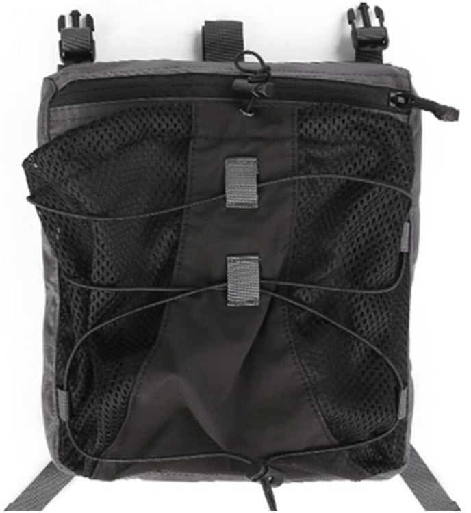 EmersonGear LXB Bungee Helmet Back Pack Panel for 420 Vest - Wolf Grey/Black