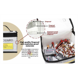 Large Capacity LiPo Battery Charging Safety Bag