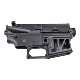 M4 Gel Blaster Skeletonised Custom Receiver - Black