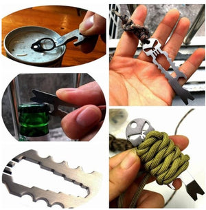 Stainless Steel Tactical Skull Multi-function Tool