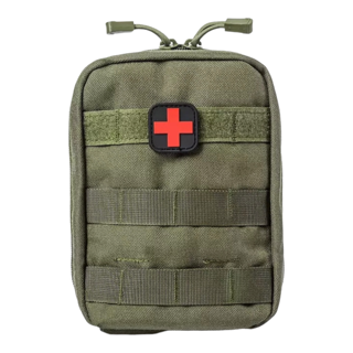 Small Medic Pouch with MOLLE Attachment System – Green