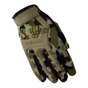 Outdoor Adventure Tactical Full Finger Gloves - Camouflage