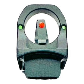 Optic Fibre Iron Sights - Accessories For AAP01 or ROGB01 Assassin Gas Blowback Gel Blaster Pistol - Gun Metal Grey