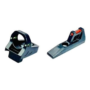 Optic Fibre Iron Sights - Accessories For AAP01 or ROGB01 Assassin Gas Blowback Gel Blaster Pistol - Gun Metal Grey