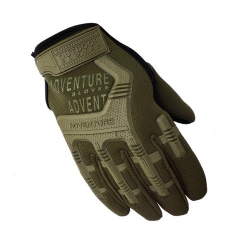 Outdoor Adventure Tactical Gloves - Olive Green - Olive Green