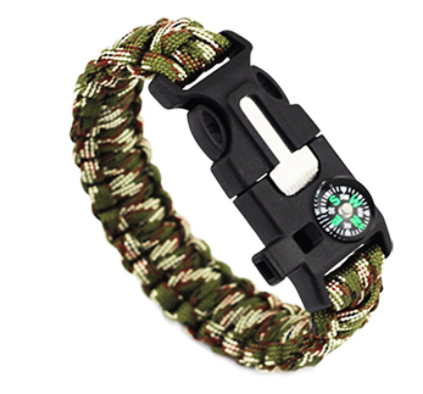 Paracord Survival Bracelet - Multi-cam