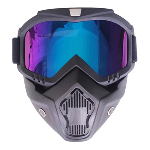 Mirrored Lens Protective Face Mask - Ice Lens
