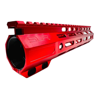 10" SLR CNC Handguard for Gel Blaster - Red