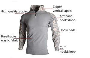 Tactical Shirt - Long Sleeve SWAT Military Combat Style