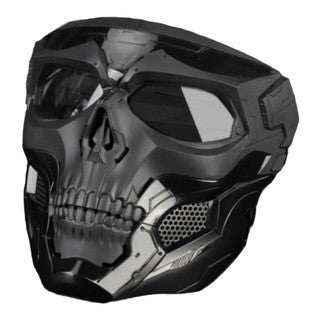 Skull Protective Face Mask - Black