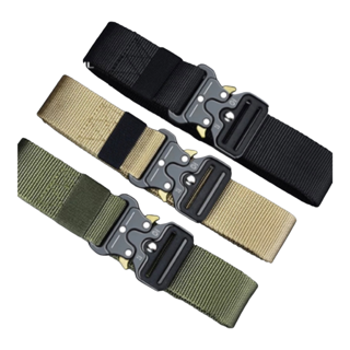 Tactical Cordura Belt with Quick Release Alloy Buckle - 4cm Width