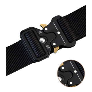 Tactical Cordura Belt with Quick Release Alloy Buckle - 4cm Width