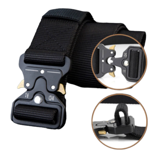 Tactical Cordura Belt with Quick Release Alloy Buckle - 4cm Width