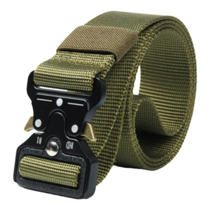 Tactical Cordura Belt with Quick Release Alloy Buckle - 4cm Width