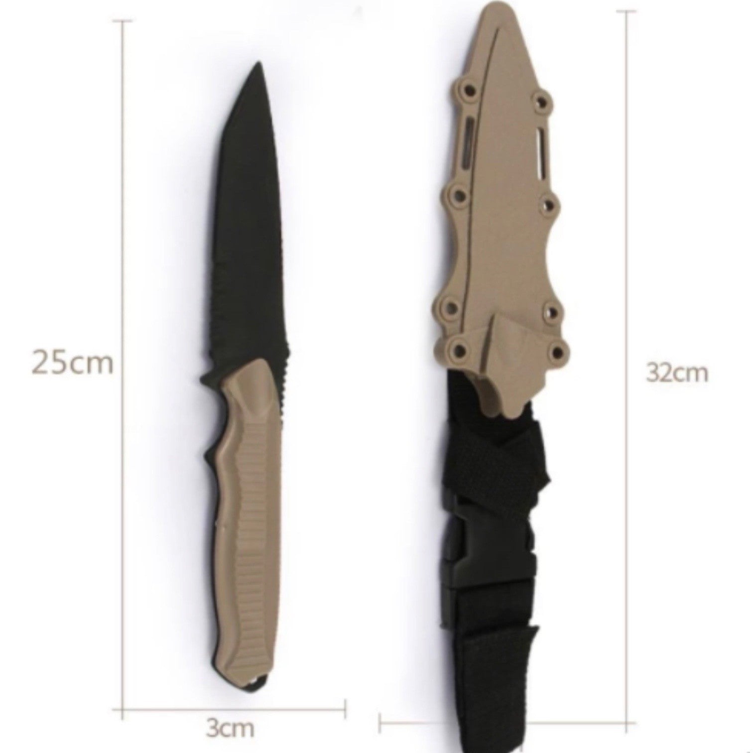 Tactical Rubber Knife