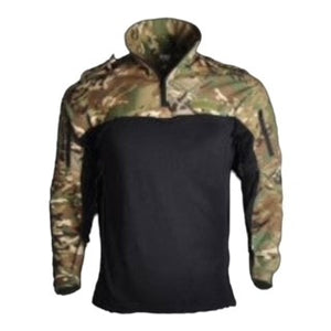 Tactical Shirt - Long Sleeve Military Style - Multi-cam