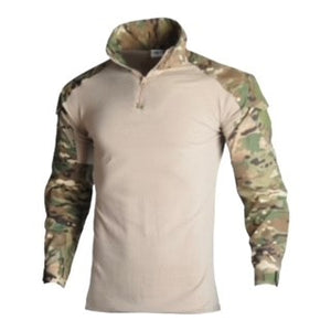 Tactical Shirt - Long Sleeve SWAT Military Combat Style - CP Camouflage
