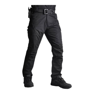 Tactical Military Style Cargo Pants - Black