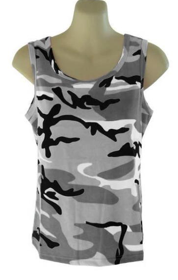 Ladies Urban Camouflage Tank Top