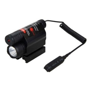 Tactical Torch with Integrated Red Dot Laser