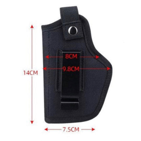 Universal Tactical Concealed Carry Belt Clip Holster for All Size Pistols