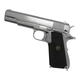 WE Tech 1911 MEU Gel Blaster Pistol Replica - Matte Silver