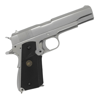 WE Tech 1911 MEU Gel Blaster Pistol Replica - Matte Silver