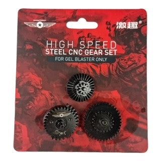Warinterest 18:1 High Speed CNC Steel Gears for Gel Blasters