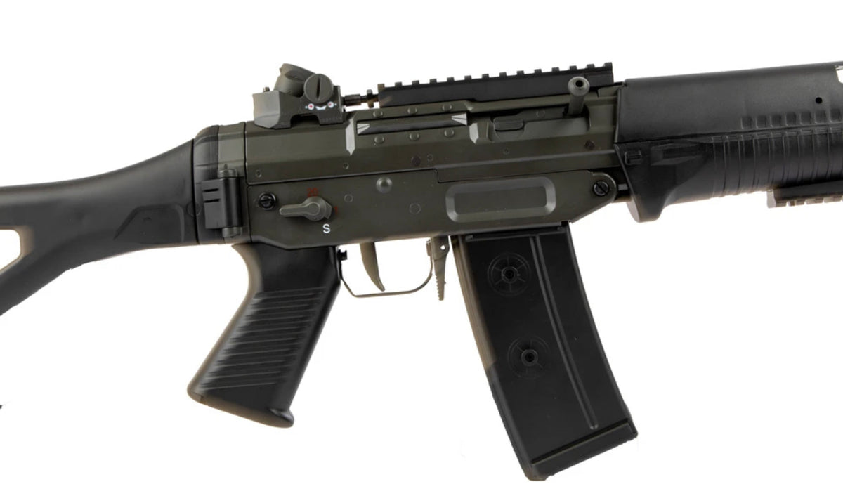 Overwatch Battle Bundle - JG Works SIG 550 Full Metal AEG Gel Blaster DMR Replica Rifle + Bonus