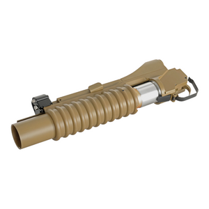Double Bell - M203 Short - Metal Green Gas Gel Grenade Launcher Replica - Tan - M-55SS