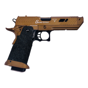 Golden Eagle TTI Sand Viper Hi Capa 5.1” Green Gas Blowback Gel Blaster Pistol Replica - Tan - G3355