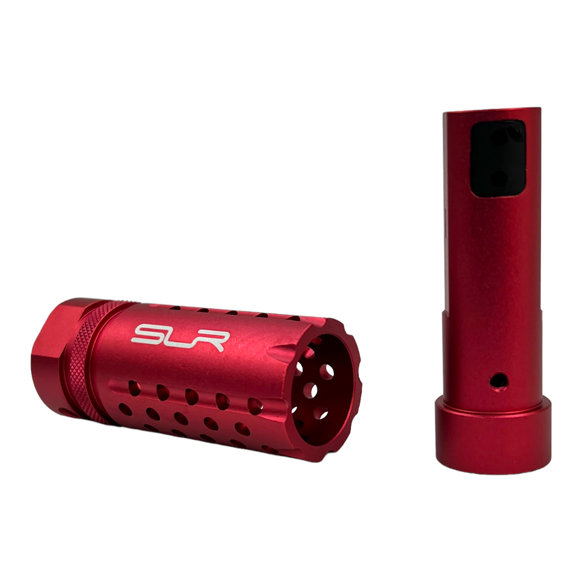 SLR Flash Suppressor Type B - with adjustable integrated hopup & 14mm CCW Thread - 19B - Red