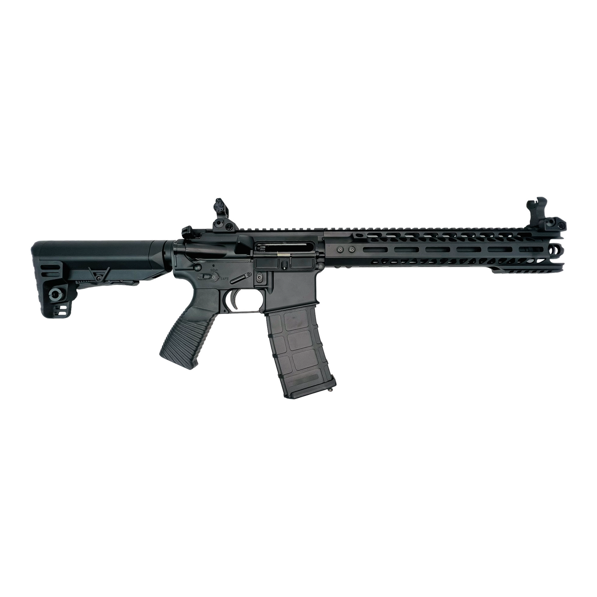 Golden Eagle M4 13" M-Lok Cobra Gas Blowback Gel Blaster Rifle Replica GBBR - MC6598M Black