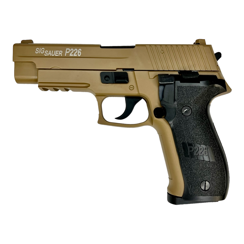 Double Bell - Sig Sauer P226 - Gel Blaster GBB Pistol Replica - 778S -Tan