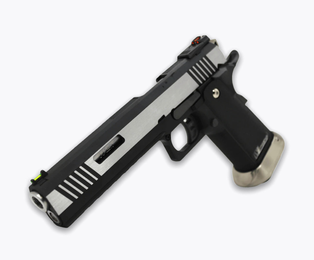 WE-Tech Hi-Capa 6" I-REX Competition Gas Blowback Gel Blaster – Two Tone