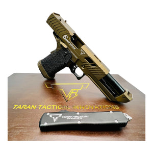 Golden Eagle - John Wick 4 Collector Box - TTI "Sand Viper"  Hi Capa 5.1” Green Gas Blowback Gel Blaster Pistol - Tan - G3355CB