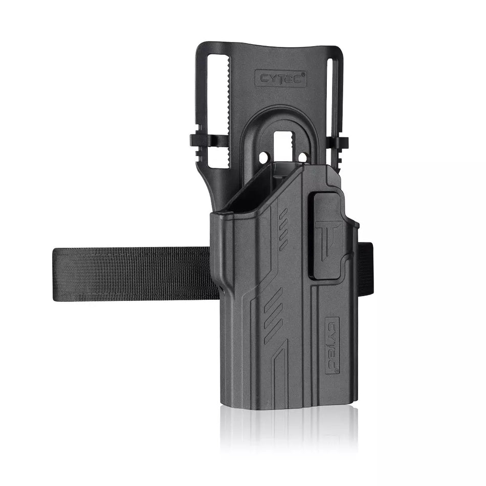Cytac Light Bearing Holster with Low Ride Belt Loop Holder (Right Hand)