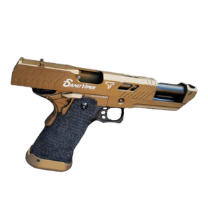 Golden Eagle TTI Sand Viper Hi Capa 5.1” Green Gas Blowback Gel Blaster Pistol Replica - Tan - G3355