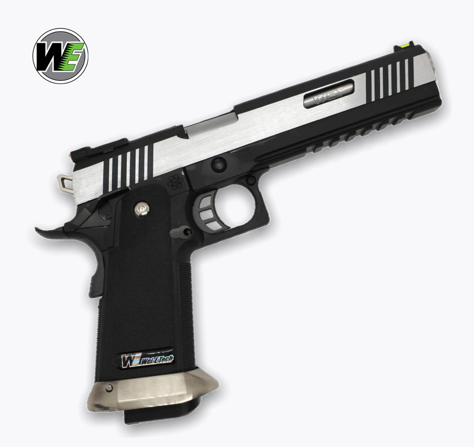 WE-Tech Hi-Capa 6" I-REX Competition Gas Blowback Gel Blaster – Two Tone