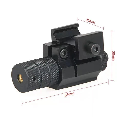 Laser Sight (Red) - Suitable for Gel Blaster Pistols and Rifles with Picatinny Rail Mount