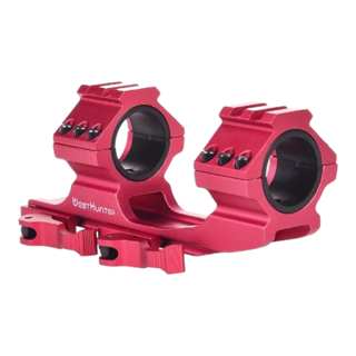 WestHunter Scope Mount with Quick Release QD Cantilever Rings - Red